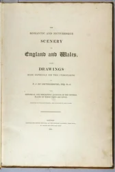 Title Page of Romantic and Picturesque Scenery of England and Wales